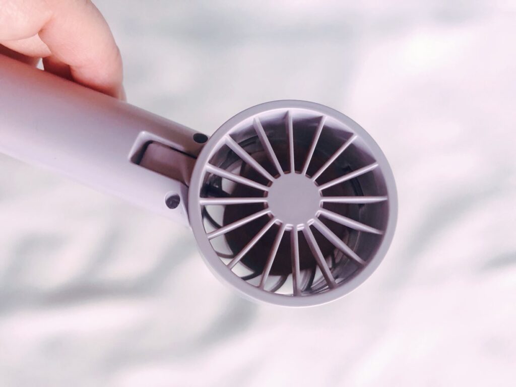 後ろから見たファン