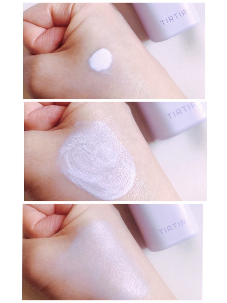 ティルティル マスクフィット トーンアップエッセンス ラベンダー テクスチャー