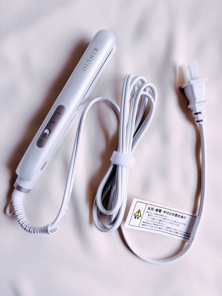 KINUJO 絹女 MINI IRON deux(ミニアイロン ドゥー)コードの先まで含めた全容